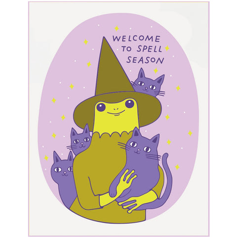 Spell Season Halloween Card