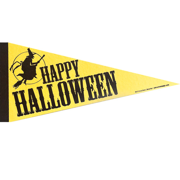Happy Halloween Pennant Card