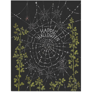 Shiny Web Halloween Card