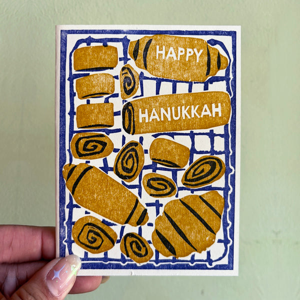 Happy Hanukkah Rugelach Card