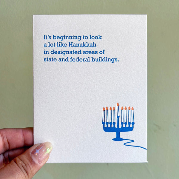 State & Federal Hanukkah Card