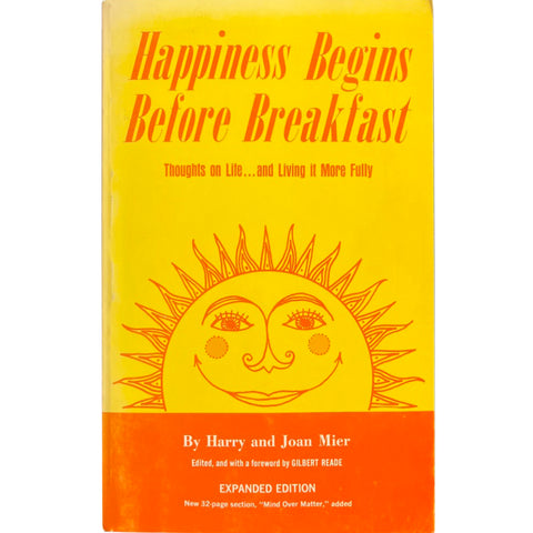Happiness Begins Before Breakfast - Vintage 1960's Self-Help