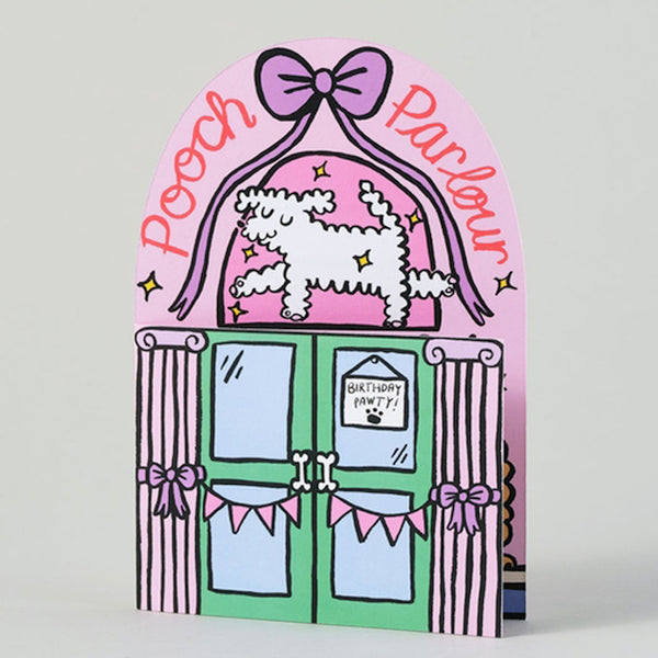 Pooch Parlor Birthday Card