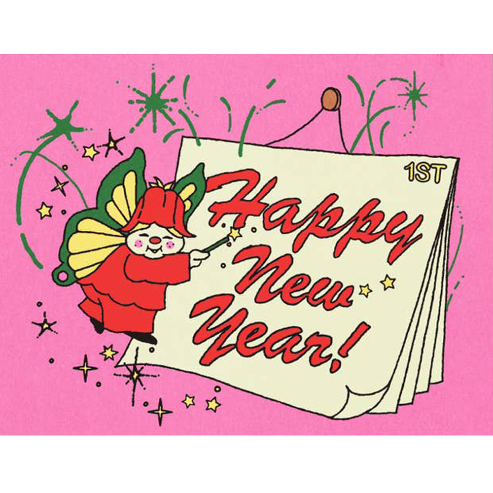 Happy New Year Fairy Card