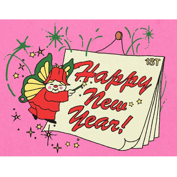 Happy New Year Fairy Card