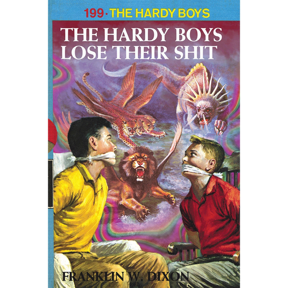 Hardy Boys Lose Their Shit Postcard