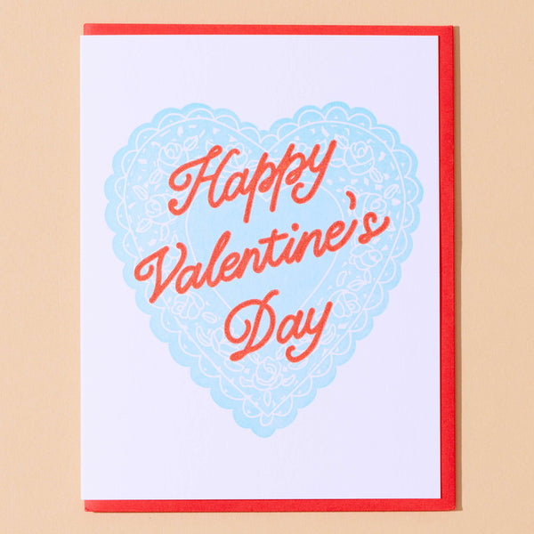 Classic Happy Valentines Day Card