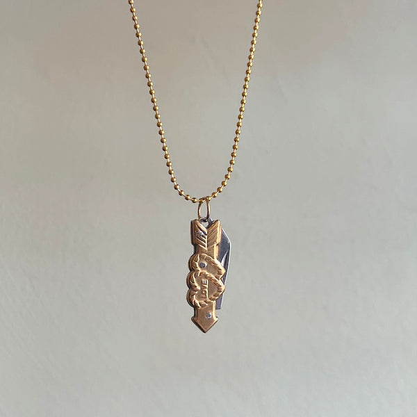 Mini Real Knife Necklace