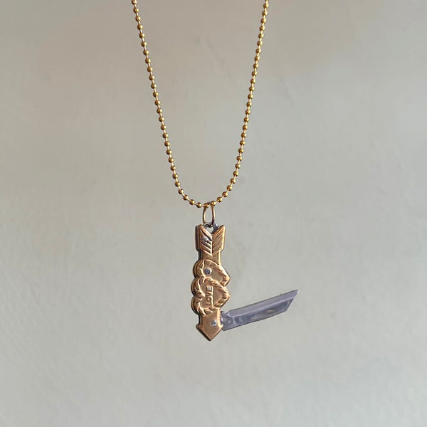 Mini Real Knife Necklace