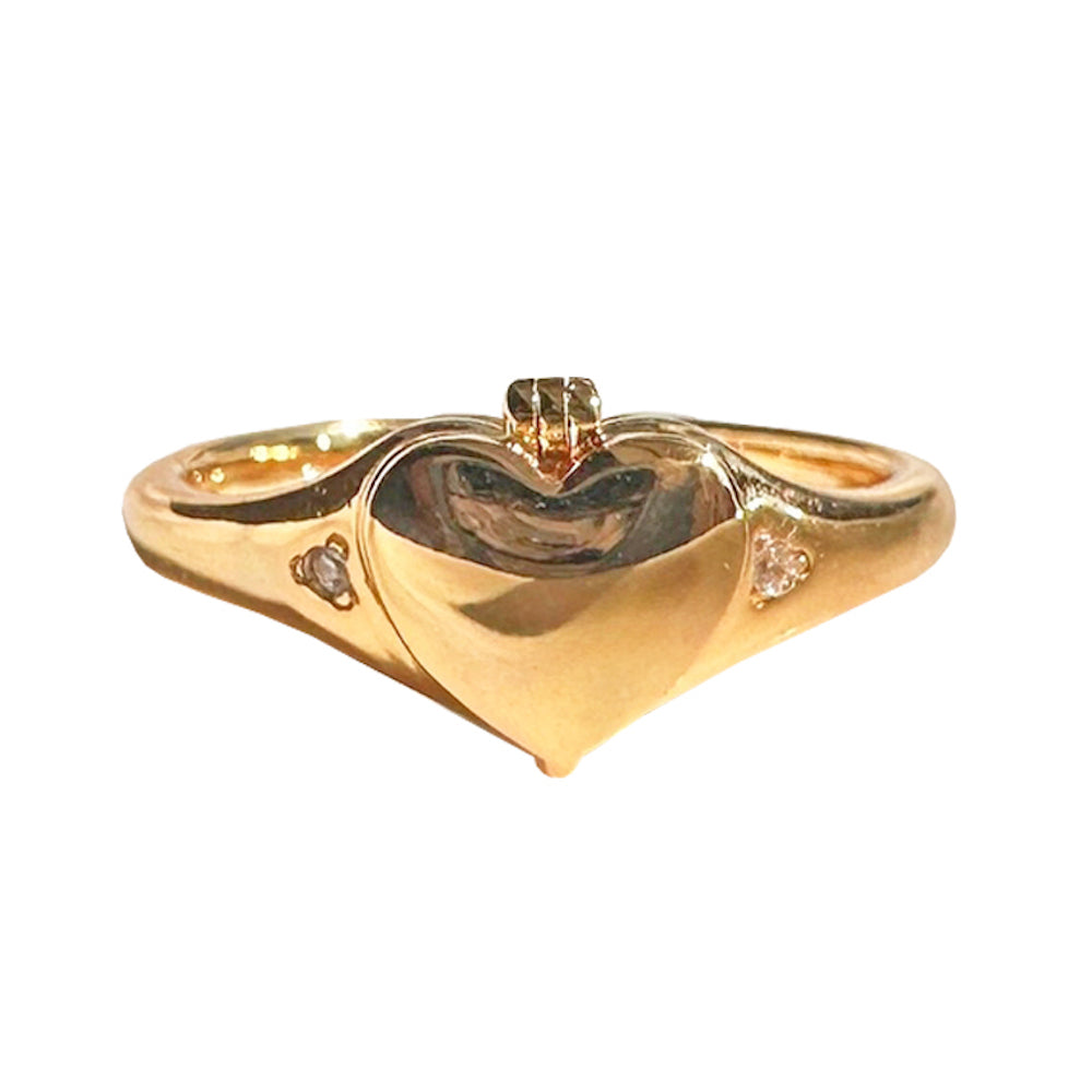 Heart Locket Ring