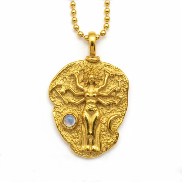 Hecate Moonstone Necklace