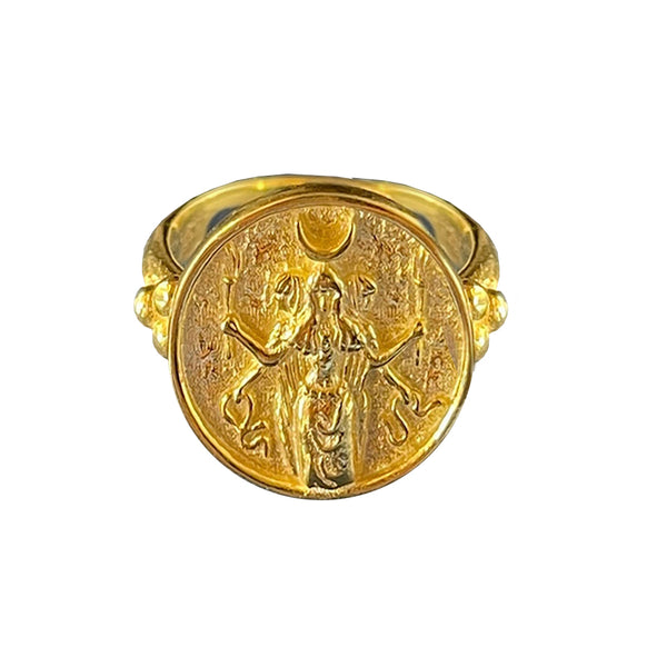 Gold Hecate Ring