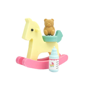 Rocking Horse Eraser Set