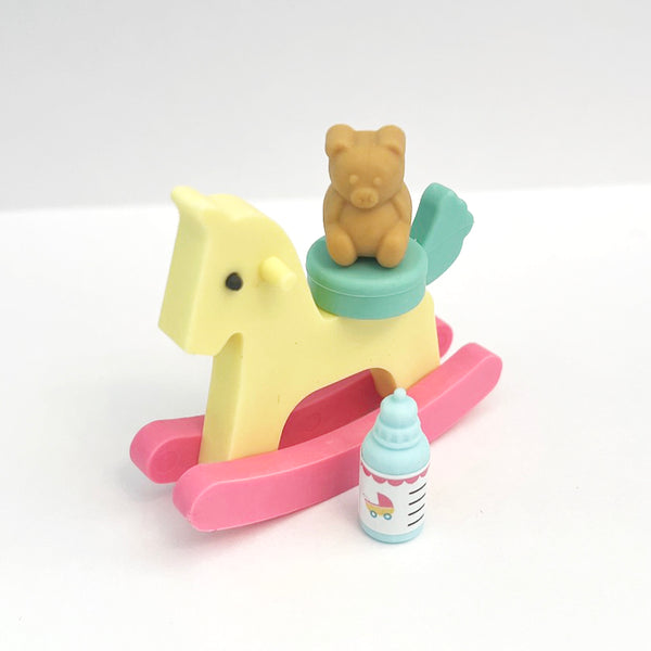 Rocking Horse Eraser Set