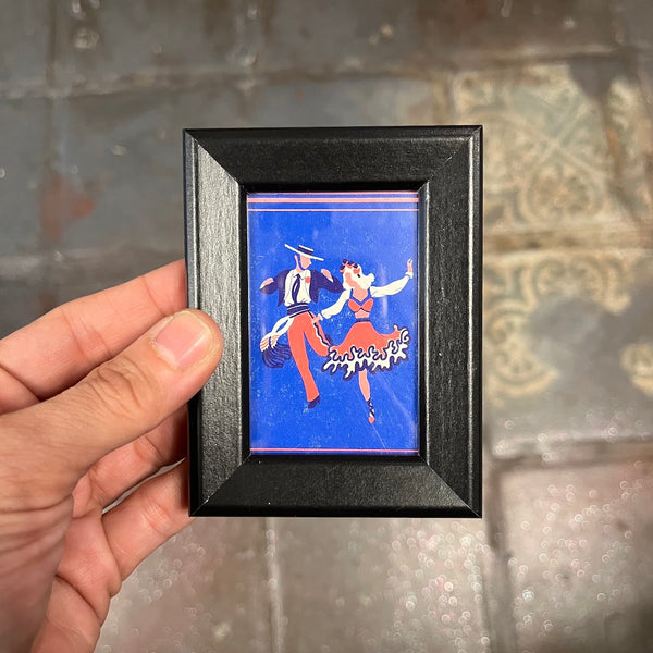 Vintage Dancing Couple Mini Print