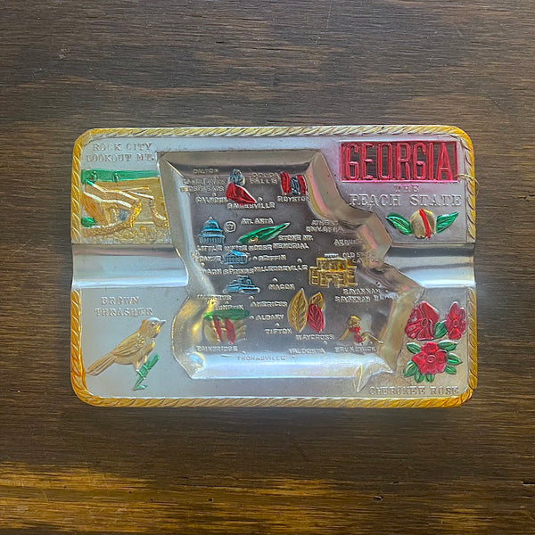 Vintage Souvenir State Ashtrays