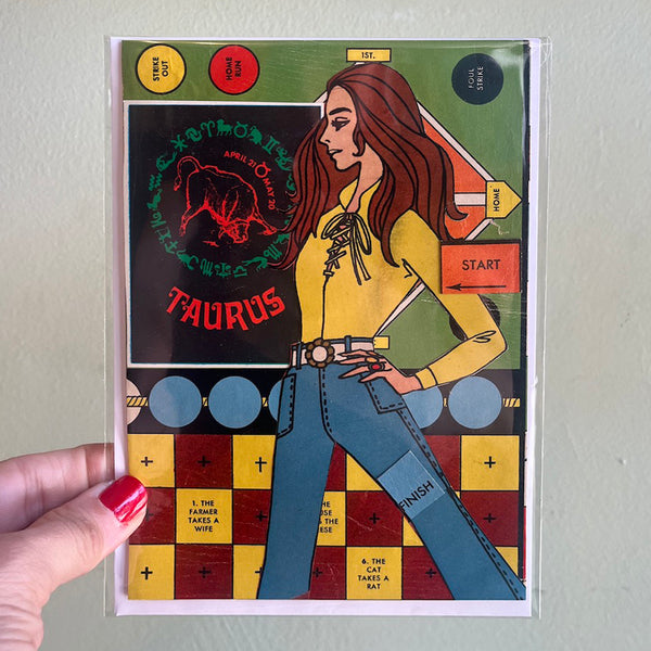 TAURUS - One of a Kind Zodiac Cards