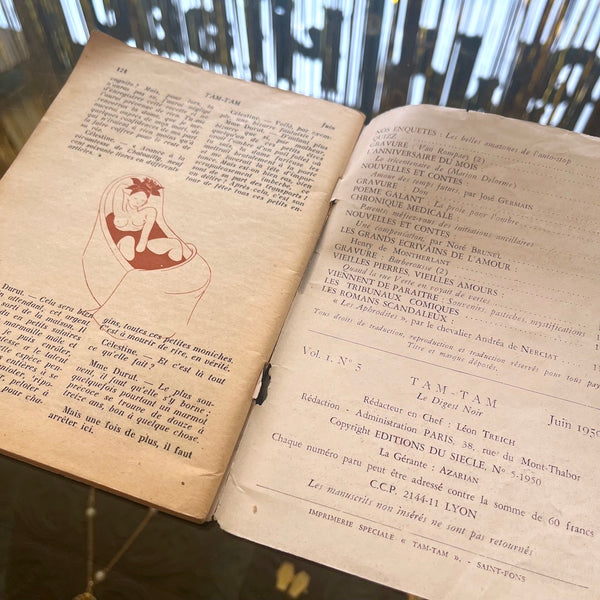 Tam Tam: Le Digest Noir - Vintage 1950