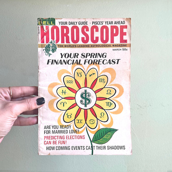Horoscope Magazine - Vintage March 1971