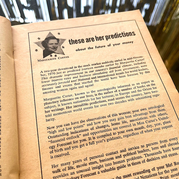 Horoscope Magazine - Vintage May 1971