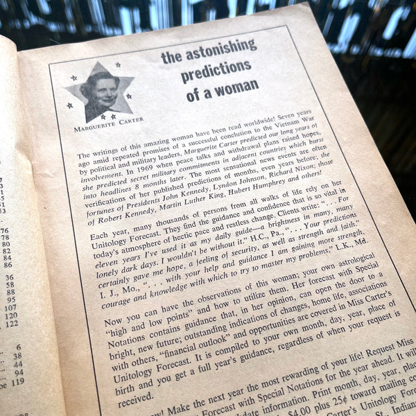 Horoscope Magazine - Vintage August 1971