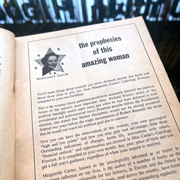 Horoscope Magazine - Vintage September 1971