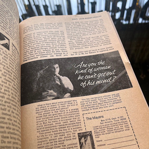 Horoscope Magazine - Vintage October 1971