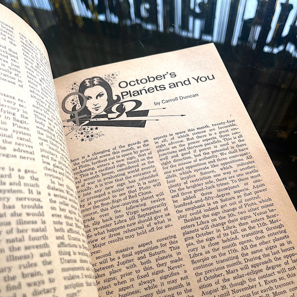 Horoscope Magazine - Vintage October 1971