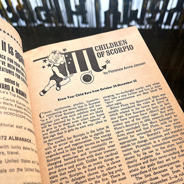 Horoscope Magazine - Vintage November 1971