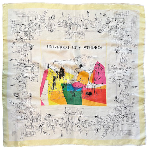 Vintage 1960's Universal Studios Scarf