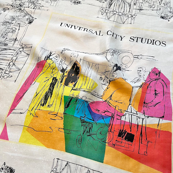 Vintage 1960's Universal Studios Scarf