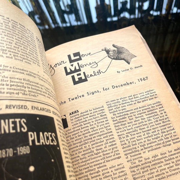 Horoscope Magazine - Vintage December 1967