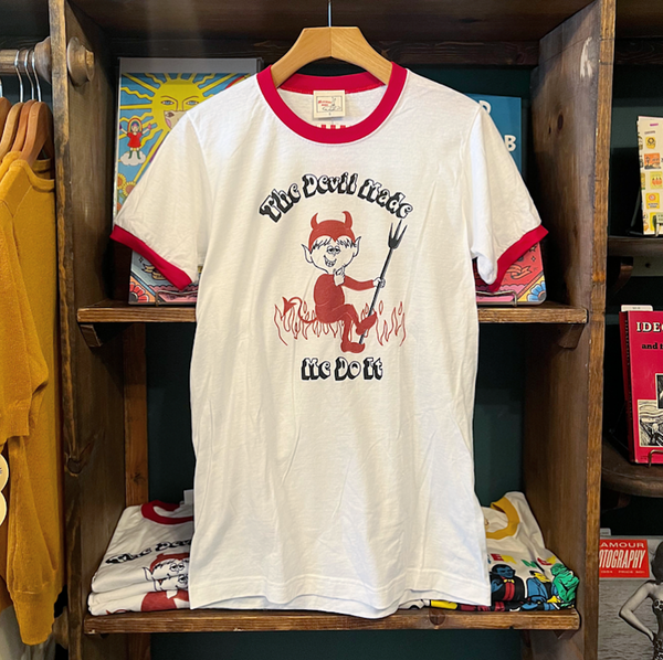 Devil Made Me Do It Ringer Tee