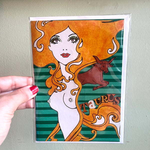 TAURUS - One of a Kind Zodiac Cards