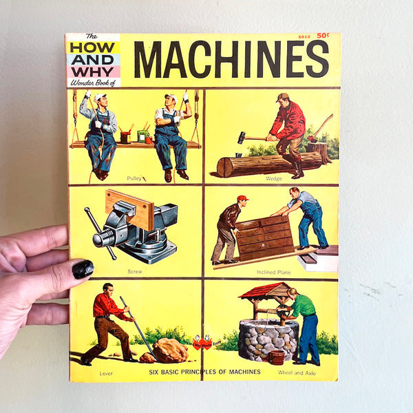 Vintage Wonder Book: Machines