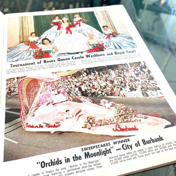 Vintage 1961 Pasadena Rose Parade Program