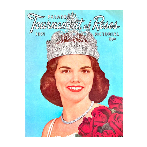 Vintage 1961 Pasadena Rose Parade Program