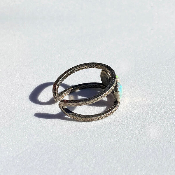 Triple Moonstone Ring