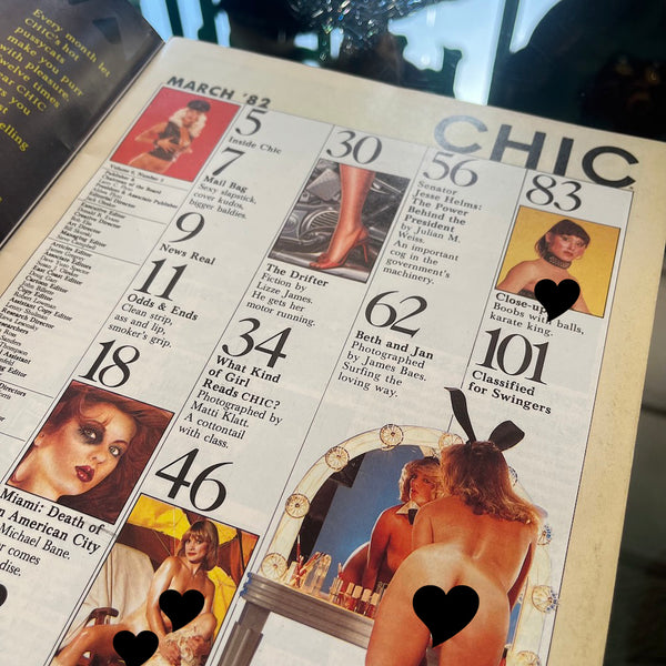 CHIC Adult Magazine - Vintage 1982