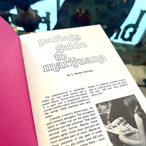 Parent's Guide to Marijuana - Vintage 1976