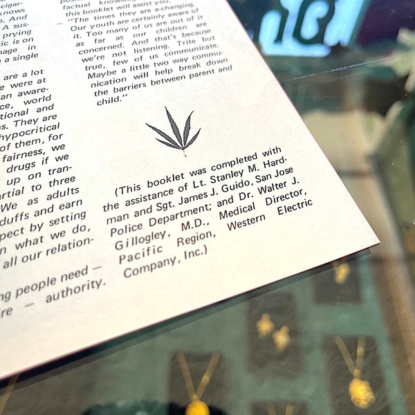 Parent's Guide to Marijuana - Vintage 1976