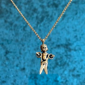 Scissor Baby Necklace