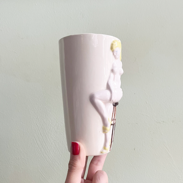 Vintage 1970's Pin Up Cup