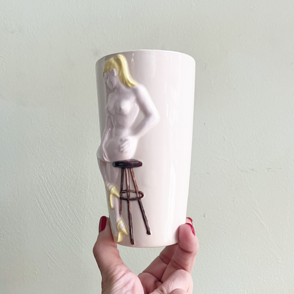 Vintage 1970's Pin Up Cup