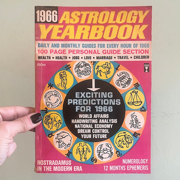 1966 Astrology Yearbook - Vintage Planetary Forecast