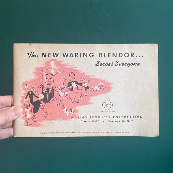 New Blender Recipes - Vintage 1940