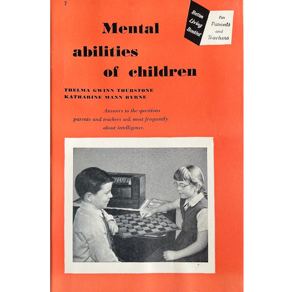 Mental Abilities of Children - Vintage 1951
