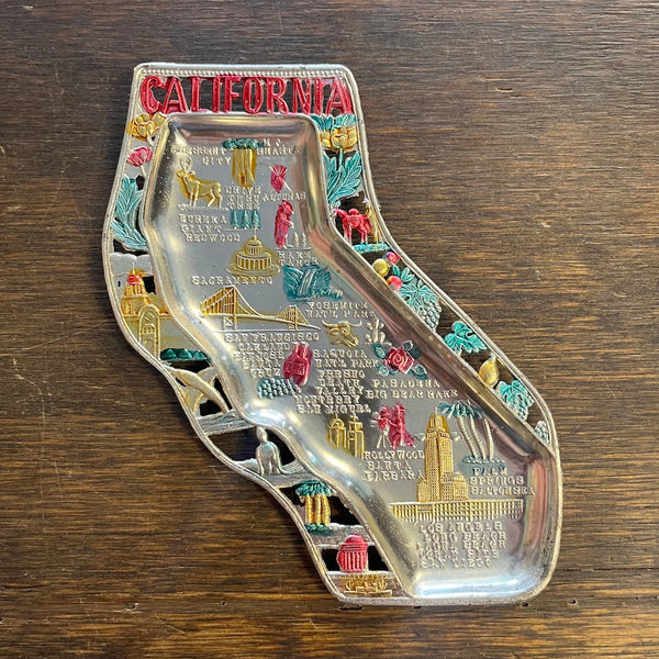 Vintage Souvenir State Ashtrays