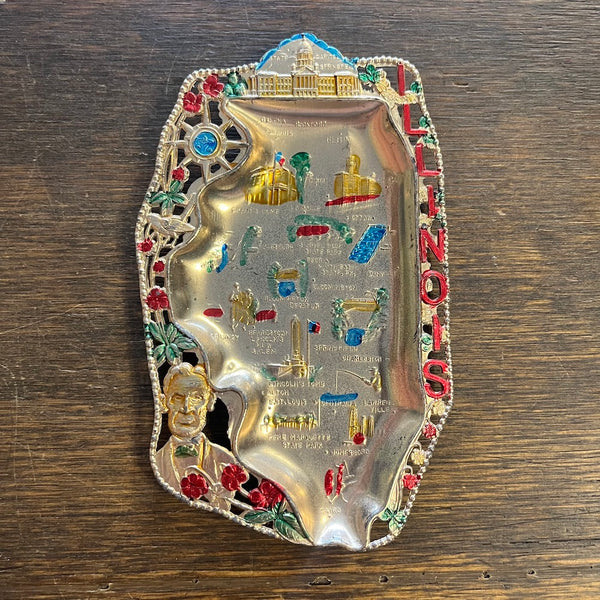 Vintage Souvenir State Ashtrays