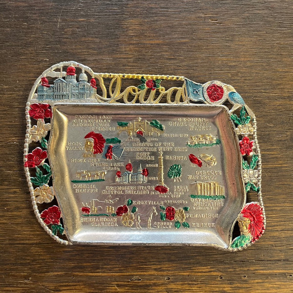 Vintage Souvenir State Ashtrays